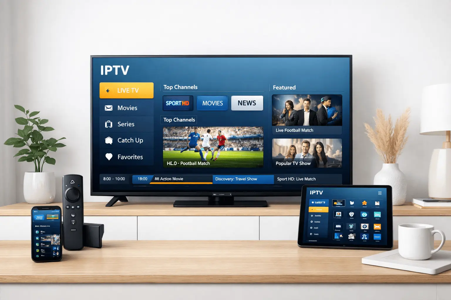 Download IPTV Smarters Pro app for IPTV Cyprus setup