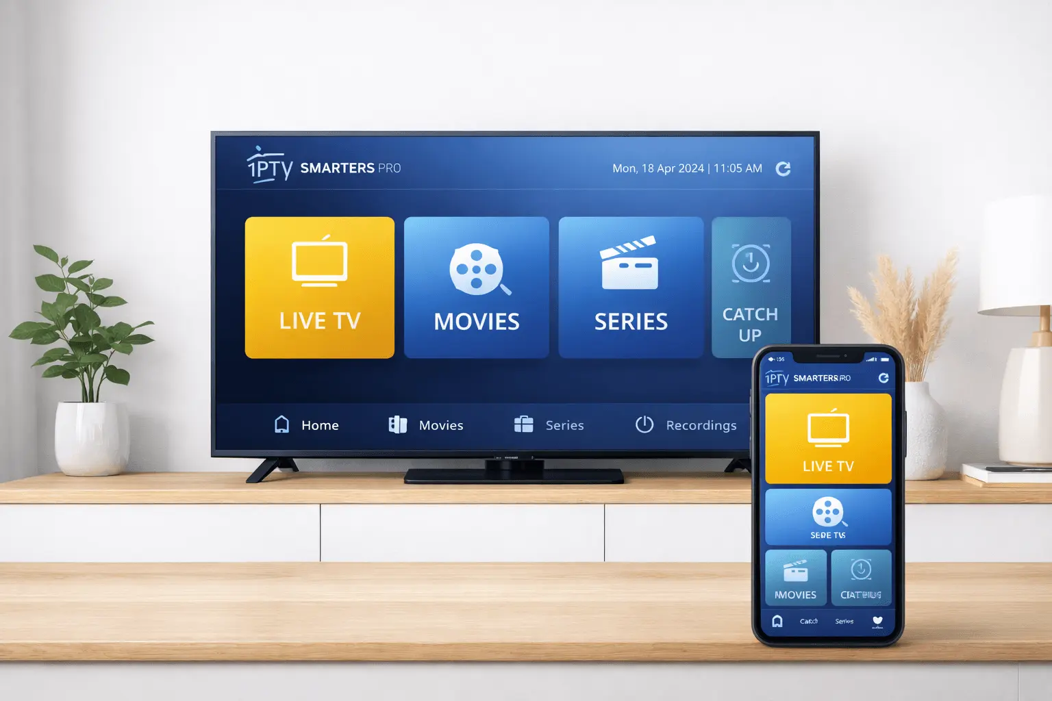 IPTV Cyprus channels loaded successfully in Smarters Pro